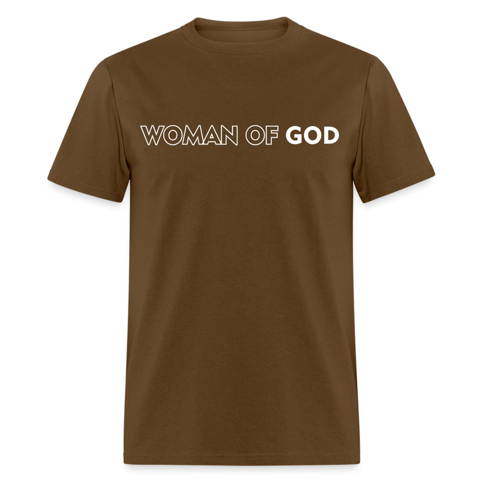 Woman of God shirt Catholic Religious T-Shirt size S-6XL - brown