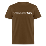 Woman of God shirt Catholic Religious T-Shirt size S-6XL - brown