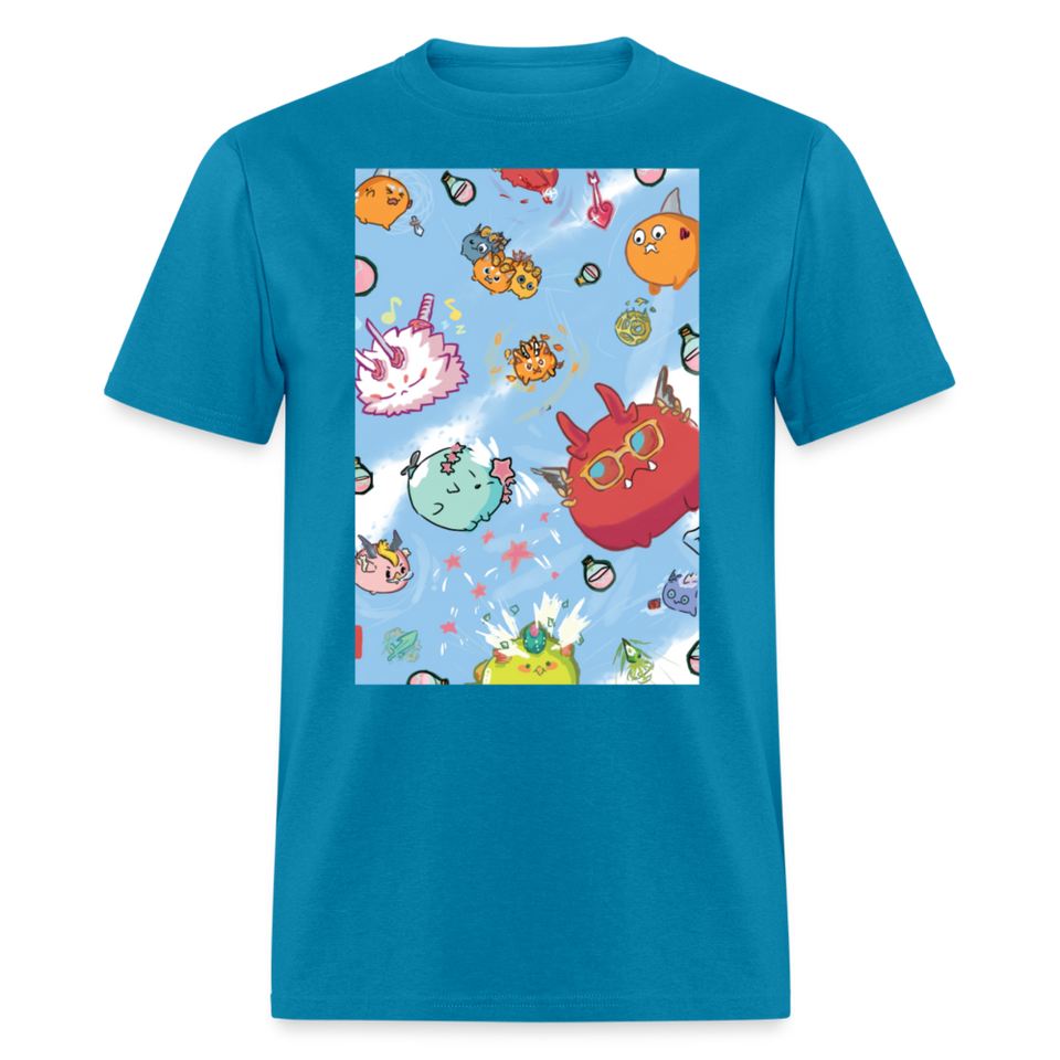 Cute Axie shirt Fan Art Axie Metaverse Friends Classic T-Shirt size S-6XL - turquoise