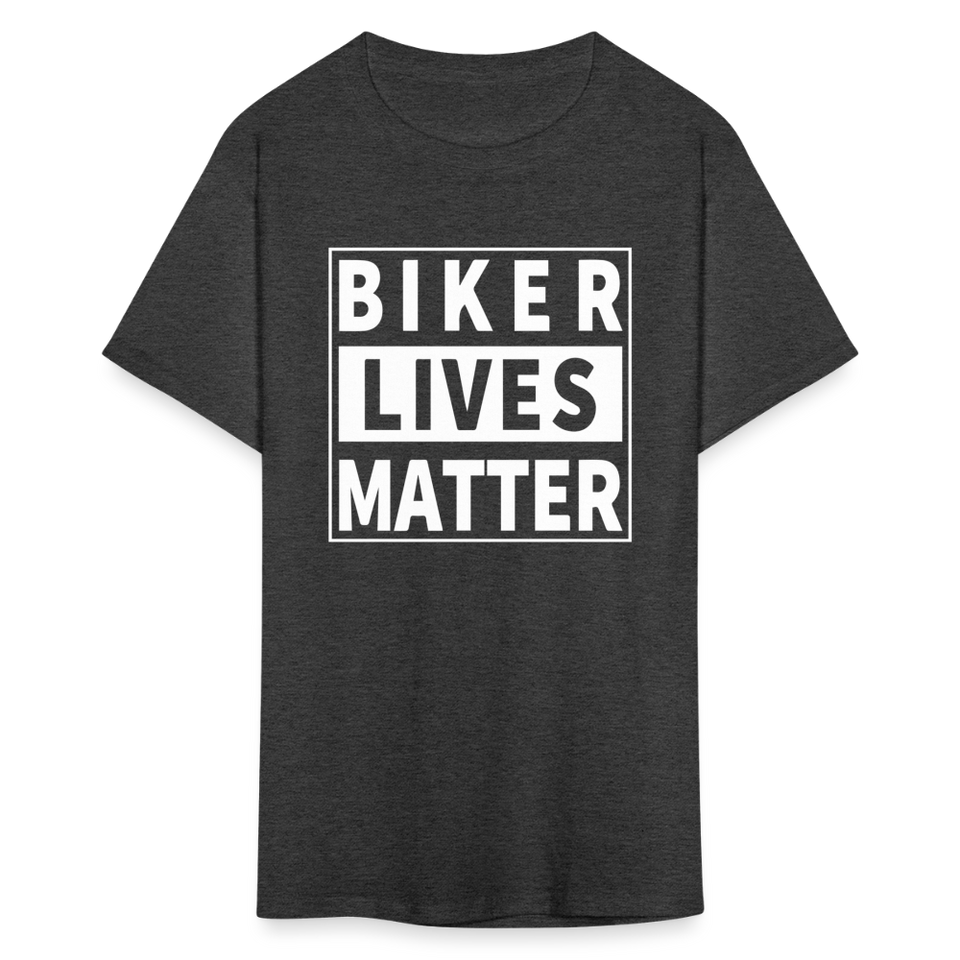 Biker Lives Matter Shirt Motorcycle Biker Rider t shirt Size S-6XL - heather black