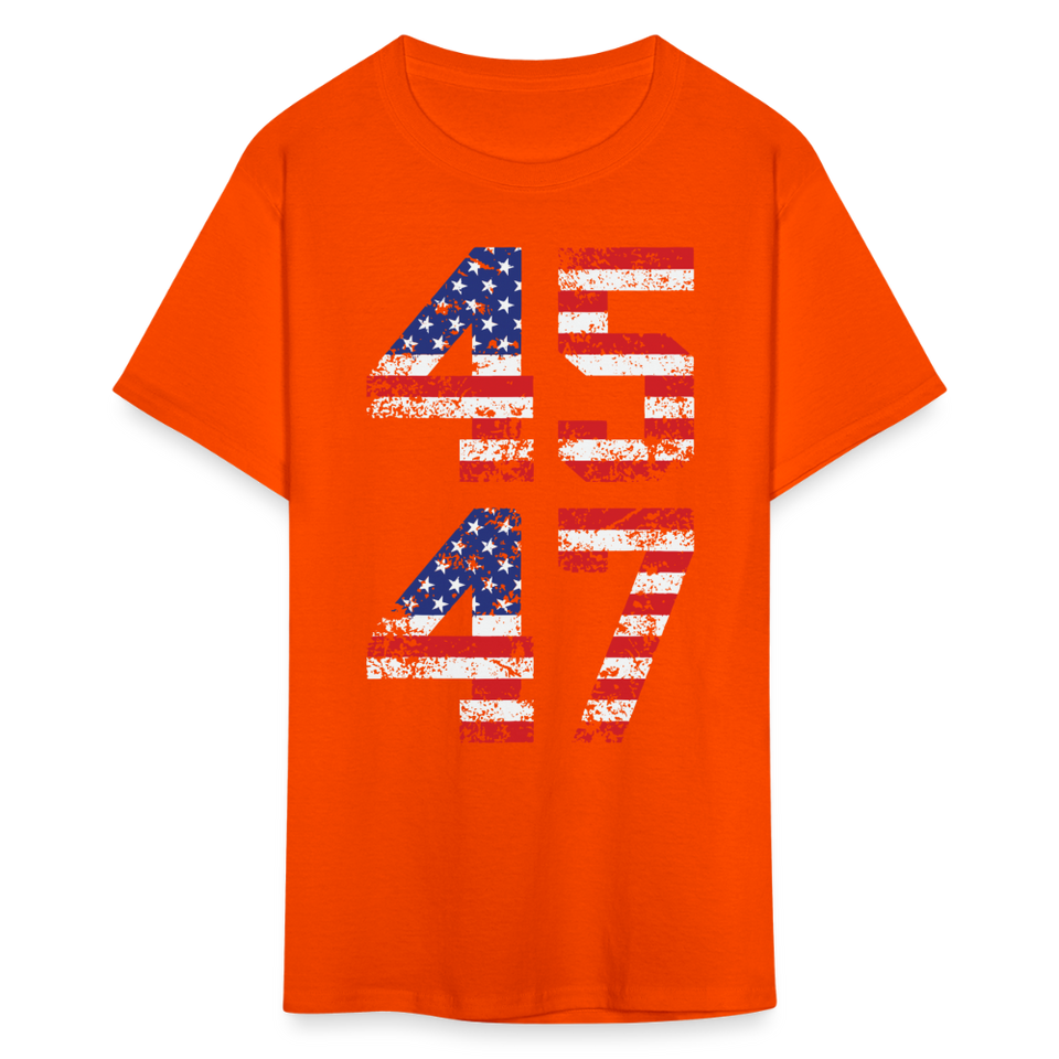 President Donald Trump 45 47 2024 shirt Vintage USA Flag Pro Trump Tee Gifts - orange