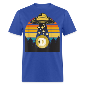 Dogecoin To the Moon shirt Doge HODL Rocket Crypto Meme UFO T-Shirt Size S-6XL - royal blue
