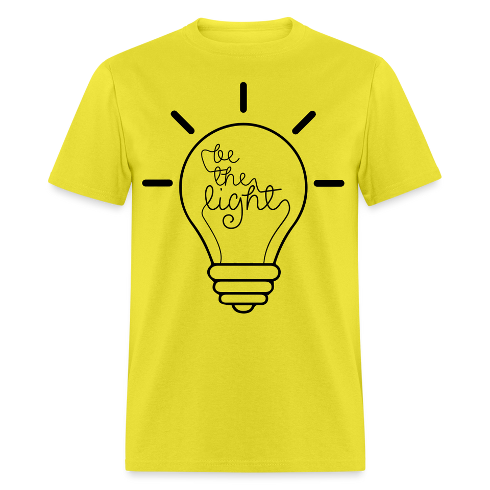 Be the light shirt Catholic Religious Faith T-Shirt size S-6XL - yellow