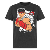 Classic Arcade shirt Video Game Retro Gamer Kung Fu Fighter Martial Arts T-Shirt - heather black