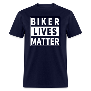 Biker Lives Matter Shirt Motorcycle Biker Rider t shirt Size S-6XL - navy
