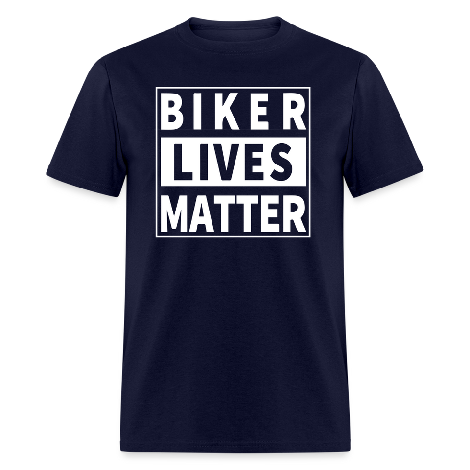 Biker Lives Matter Shirt Motorcycle Biker Rider t shirt Size S-6XL - navy