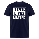 Biker Lives Matter Shirt Motorcycle Biker Rider t shirt Size S-6XL - navy