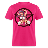 Anime Bondage BDSM shirt Manga Anime Waifu japanese Girl Ahegao T-Shirt - fuchsia