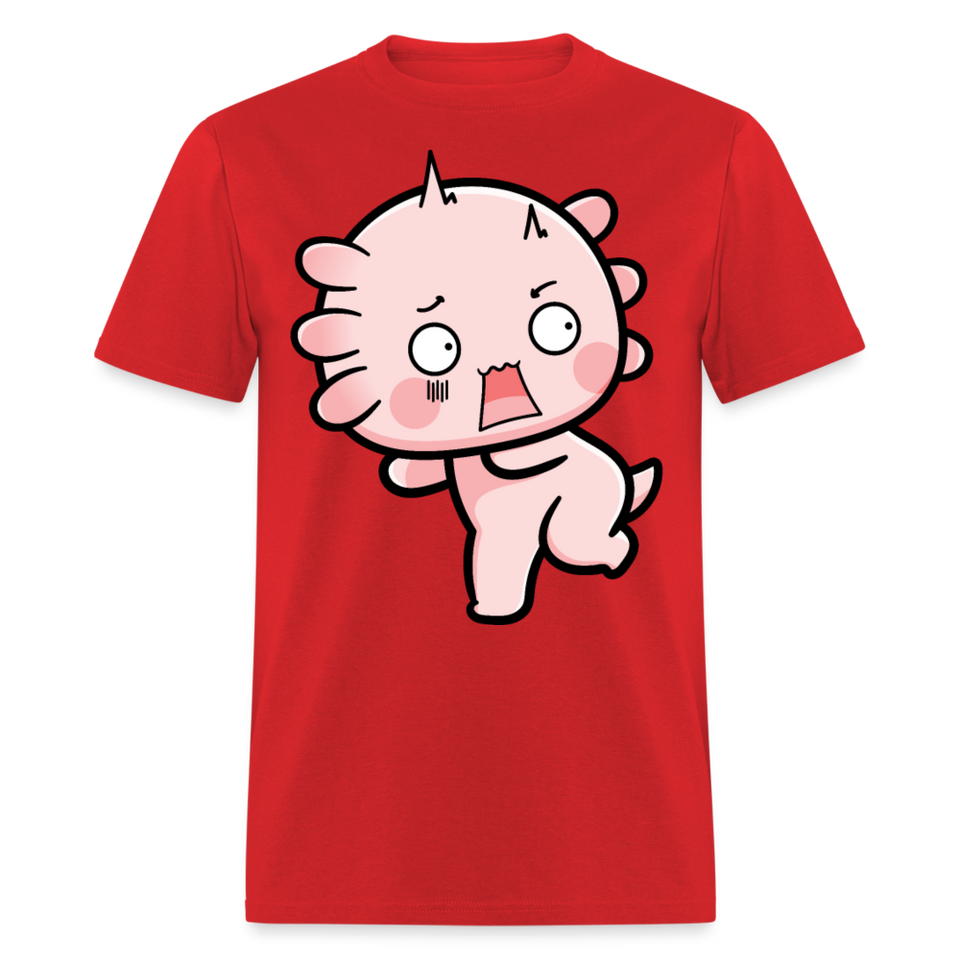 Cute Axolotl Lover Shirt Kawaii Pastel Goth Japan Anime Comic Lovely T-Shirt - red