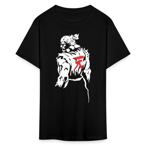 Classic Arcade shirt Video Game Retro Gamer Kung Fu Fighter Martial Arts T-Shirt - black