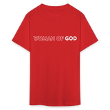 Woman of God shirt Catholic Religious T-Shirt size S-6XL - red