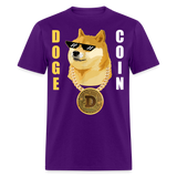 Dogecoin T Shirt Tee Wallstreetbets Doge Coin Crypto Bitcoin T-Shirt Size S-6XL - purple