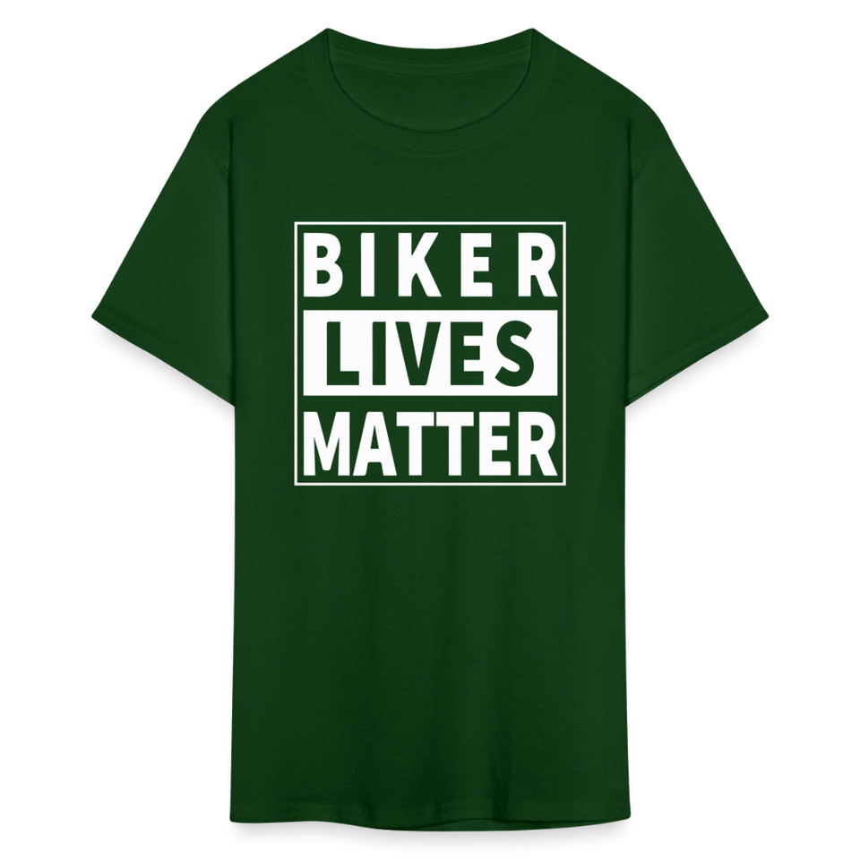 Biker Lives Matter Shirt Motorcycle Biker Rider t shirt Size S-6XL - forest green