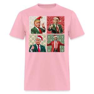 Christmas Trump shirt I'll be home for Christmas 45 47 2024 T-shirt size S-6XL - pink