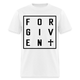 Forgiven shirt Catholic Religious Cross Jesus Faith T-Shirt size S-6XL - white