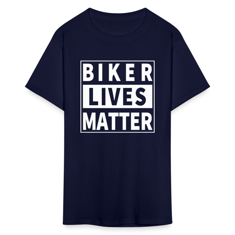 Biker Lives Matter Shirt Motorcycle Biker Rider t shirt Size S-6XL - navy