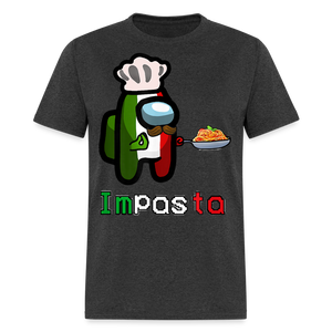 Pasta Cooking Impasta shirt Funny Italia Shirt Gift for Friends T-Shirt S-6XL - heather black