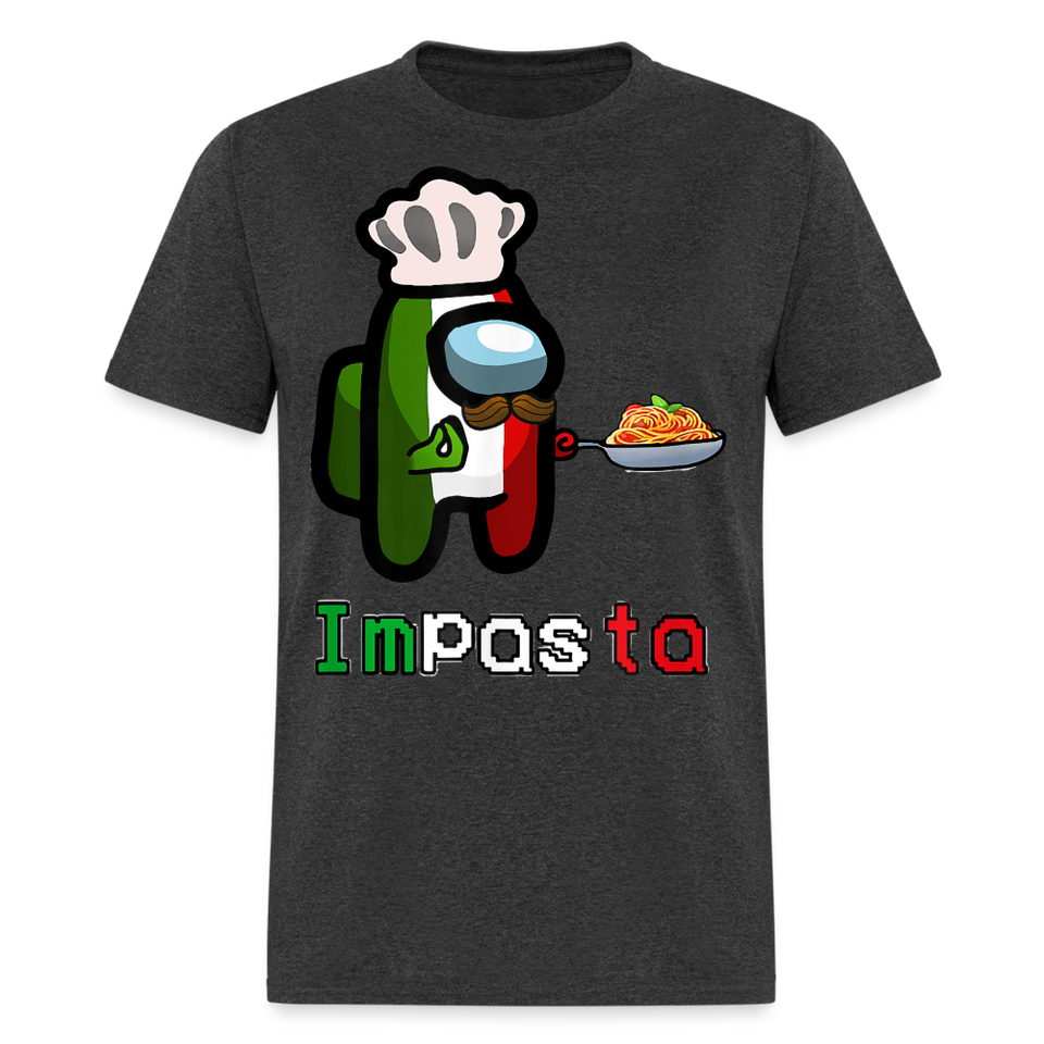 Pasta Cooking Impasta shirt Funny Italia Shirt Gift for Friends T-Shirt S-6XL - heather black