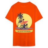 Have Fun with Your Surfboard shirt Surfing Summer Sunset T-Shirt Size S-6XL - orange