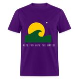 Have fun with the waves shirt Surfboard Surfing Summer T-Shirt Size S-6XL - purple