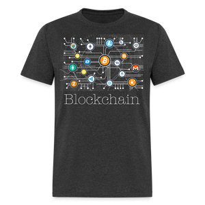 Bitcoin Blockchain shirt BTC ETH LTC XMR Altcoin Hodlers Crypto T-Shirt S-6XL - heather black