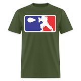 Classic Arcade shirt Video Game Retro Gamer Kung Fu Fighter Martial Arts T-Shirt - military green