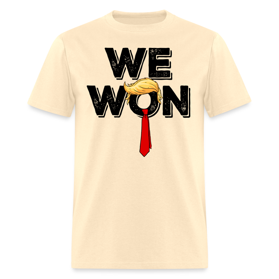 Trump Won Get Over It 2024 shirt Let that sink in T-Shirt size S-6XL - natural