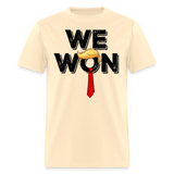 Trump Won Get Over It 2024 shirt Let that sink in T-Shirt size S-6XL - natural