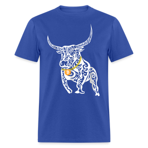 Bitcoin shirt BTC Hodlers Bull Run Fight Crypto Currency HODL T-Shirt Size S-6XL - royal blue