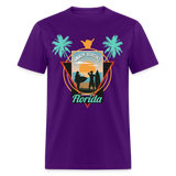 Enjoy Surfing Florida shirt Surfboard Surfing Ocean Sunset T-Shirt Size S-6XL - purple