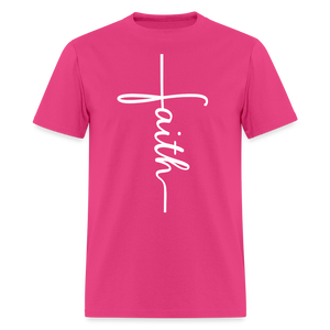 Stand in Faith Shirt - Cross Tee of Peace & Justice T-Shirt | Size S-6XL - fuchsia
