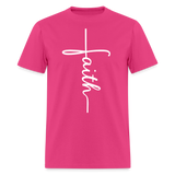 Stand in Faith Shirt - Cross Tee of Peace & Justice T-Shirt | Size S-6XL - fuchsia