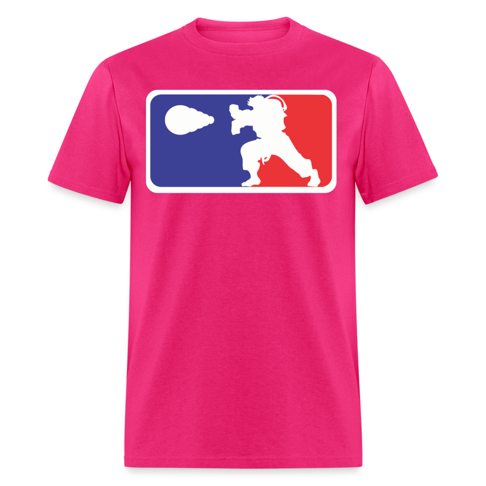 Classic Arcade shirt Video Game Retro Gamer Kung Fu Fighter Martial Arts T-Shirt - fuchsia