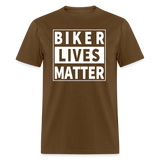 Biker Lives Matter Shirt Motorcycle Biker Rider t shirt Size S-6XL - brown