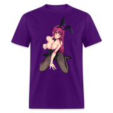 Perfect Pretty Playgirl Anime shirt Bunny Sexy Girl Ahegao Hentai Ecchi T-Shirt - purple