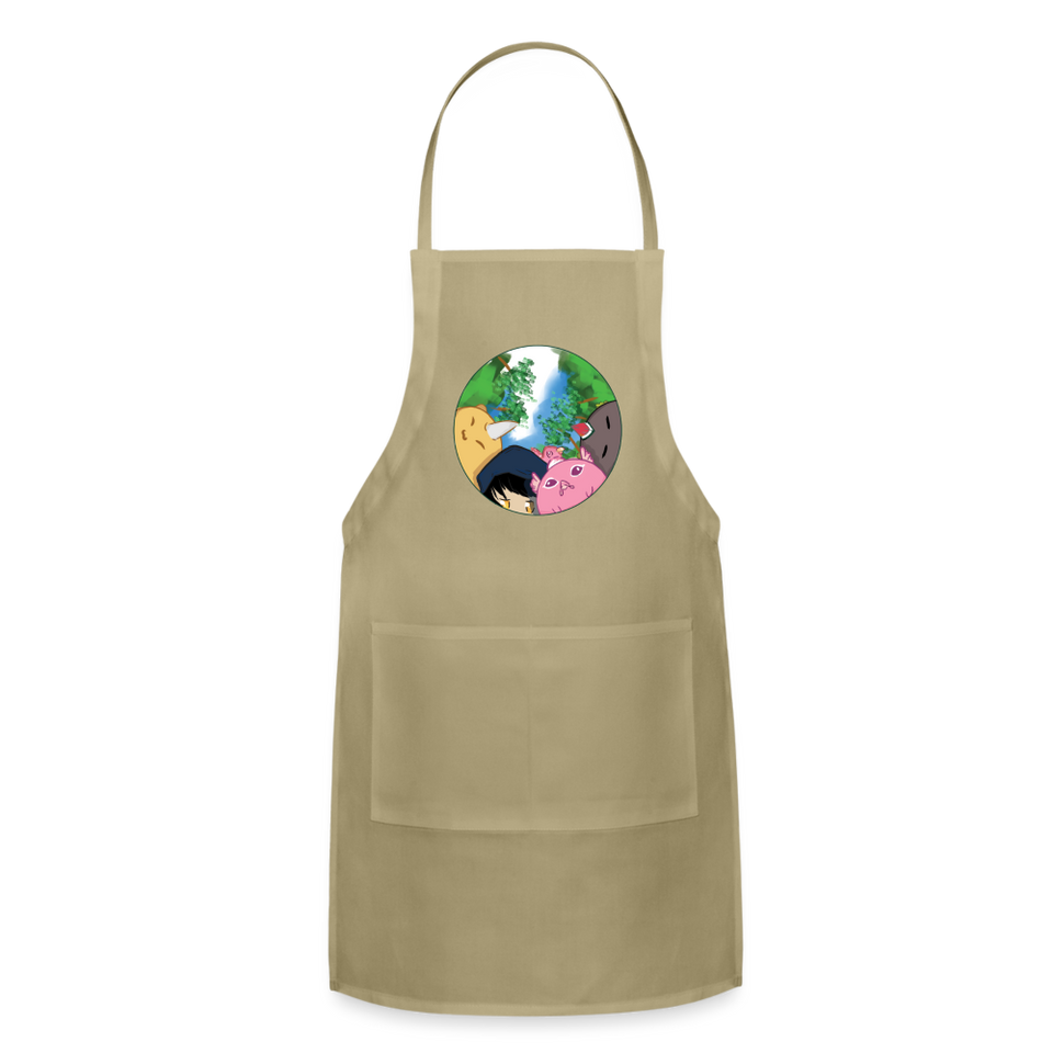 Axie Apron Cute Axie Gamers Gift Adjustable Apron - khaki