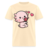 Cute Axolotl Lover Shirt Kawaii Pastel Goth Japan Anime Comic Lovely T-Shirt - natural