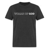 Woman of God shirt Catholic Religious T-Shirt size S-6XL - heather black