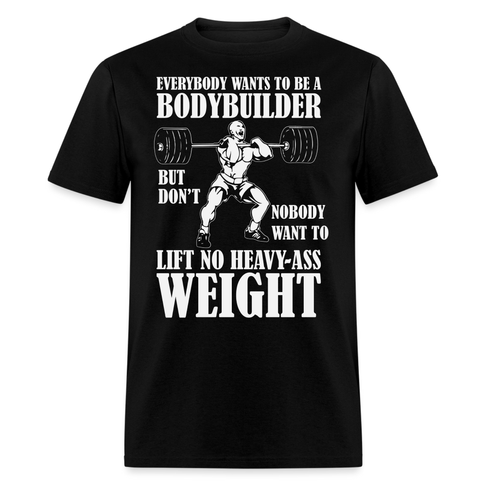 Funny bodybuilder gym shirt Power Deadlifter T-Shirt size S-6XL - black