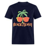 Beach Please shirt Funny Surf Surfer Surfing T-Shirt Size S-6XL - navy