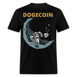Dogecoin To the Moon Miner shirt Doge Mining HODL Crypto T-Shirt Size S-6XL - black