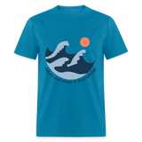 Waves and Winds is Everything shirt Ocean Beach Lover Surfing T-Shirt Size S-6XL - turquoise