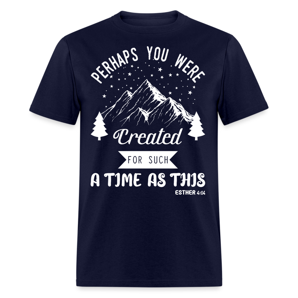 Perhaps you were created shirt Catholic Religious T-Shirt size S-6XL - navy
