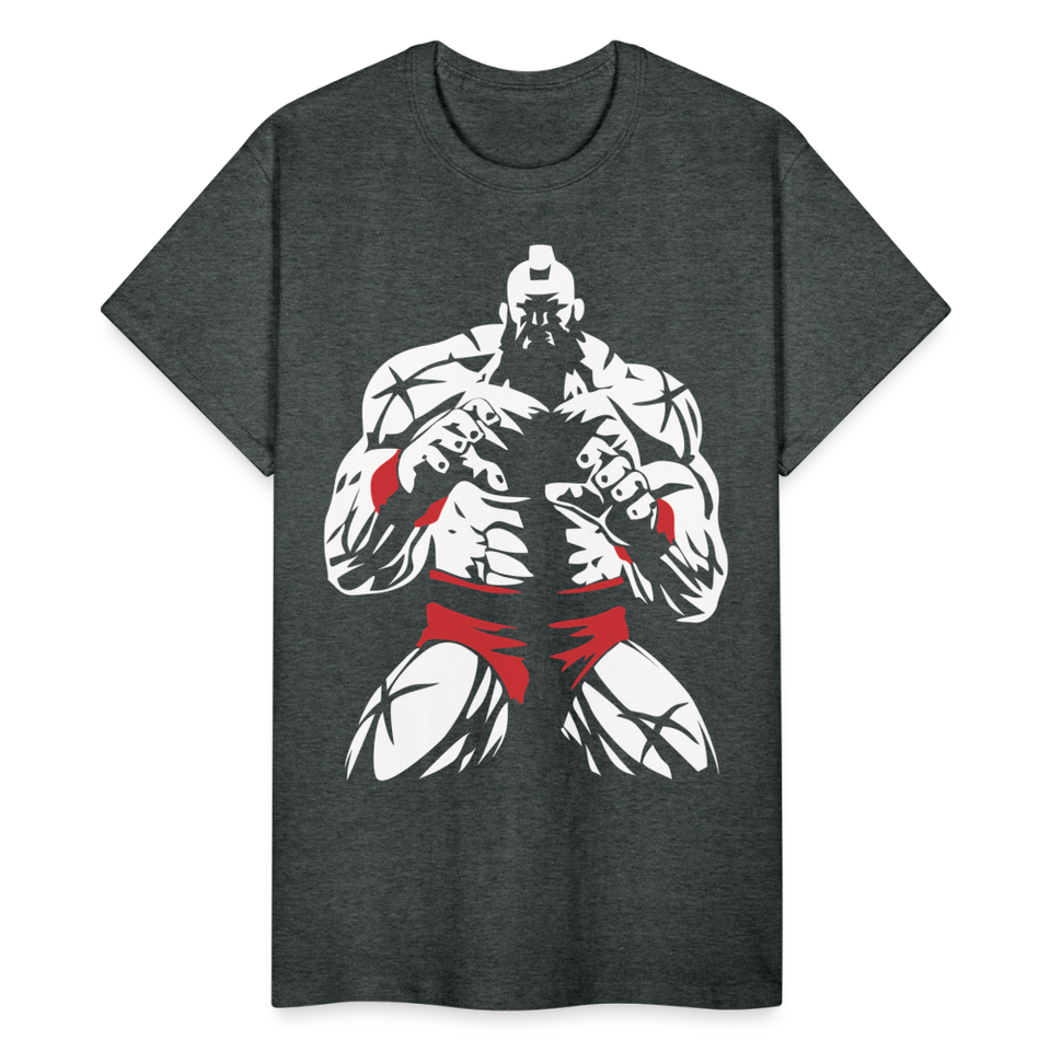 Classic Wrestler Arcade shirt Video Game Retro Gamers Wrestling T-Shirt S-5XL - deep heather