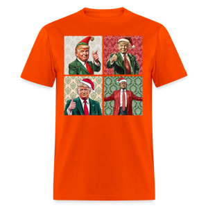 Christmas Trump shirt I'll be home for Christmas 45 47 2024 T-shirt size S-6XL - orange