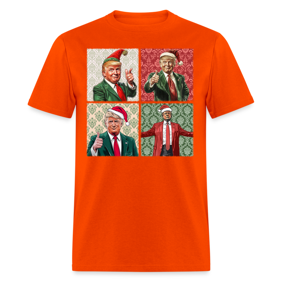 Christmas Trump shirt I'll be home for Christmas 45 47 2024 T-shirt size S-6XL - orange