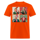 Christmas Trump shirt I'll be home for Christmas 45 47 2024 T-shirt size S-6XL - orange