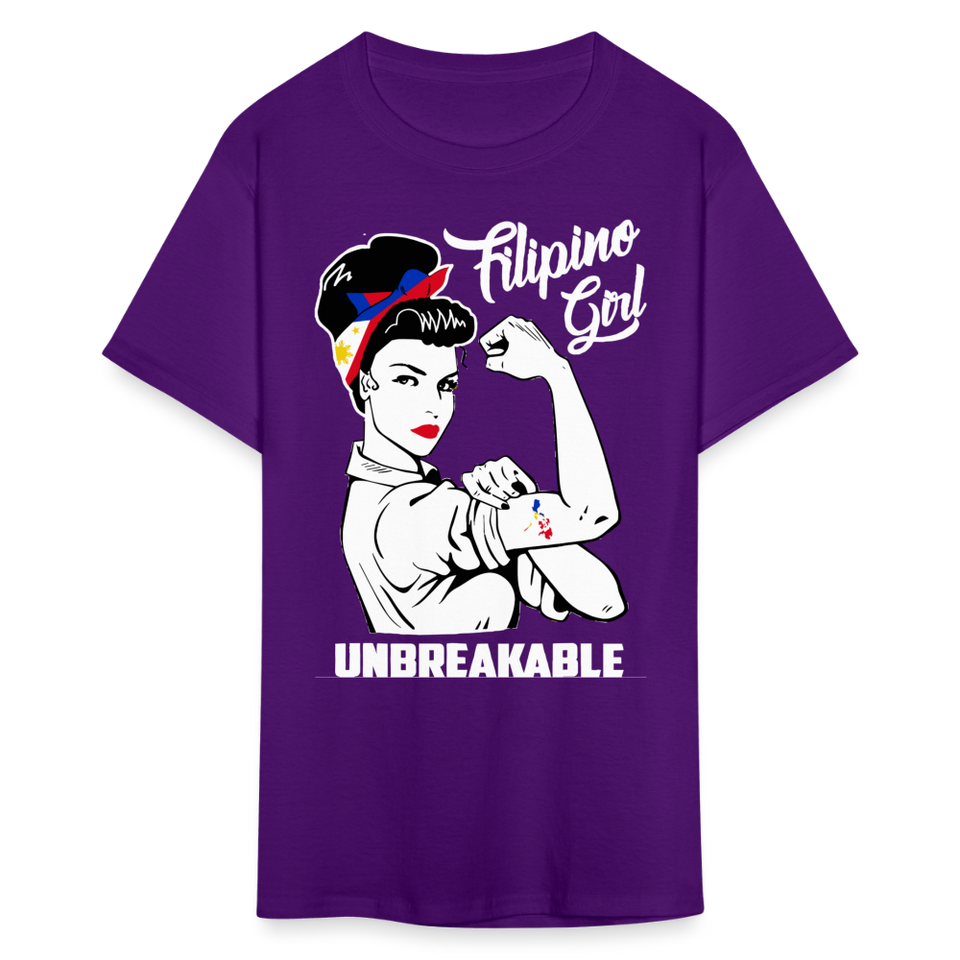 Filipina women power shirt T-Shirt Philippines Flag size S-6XL - purple