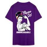 Filipina women power shirt T-Shirt Philippines Flag size S-6XL - purple