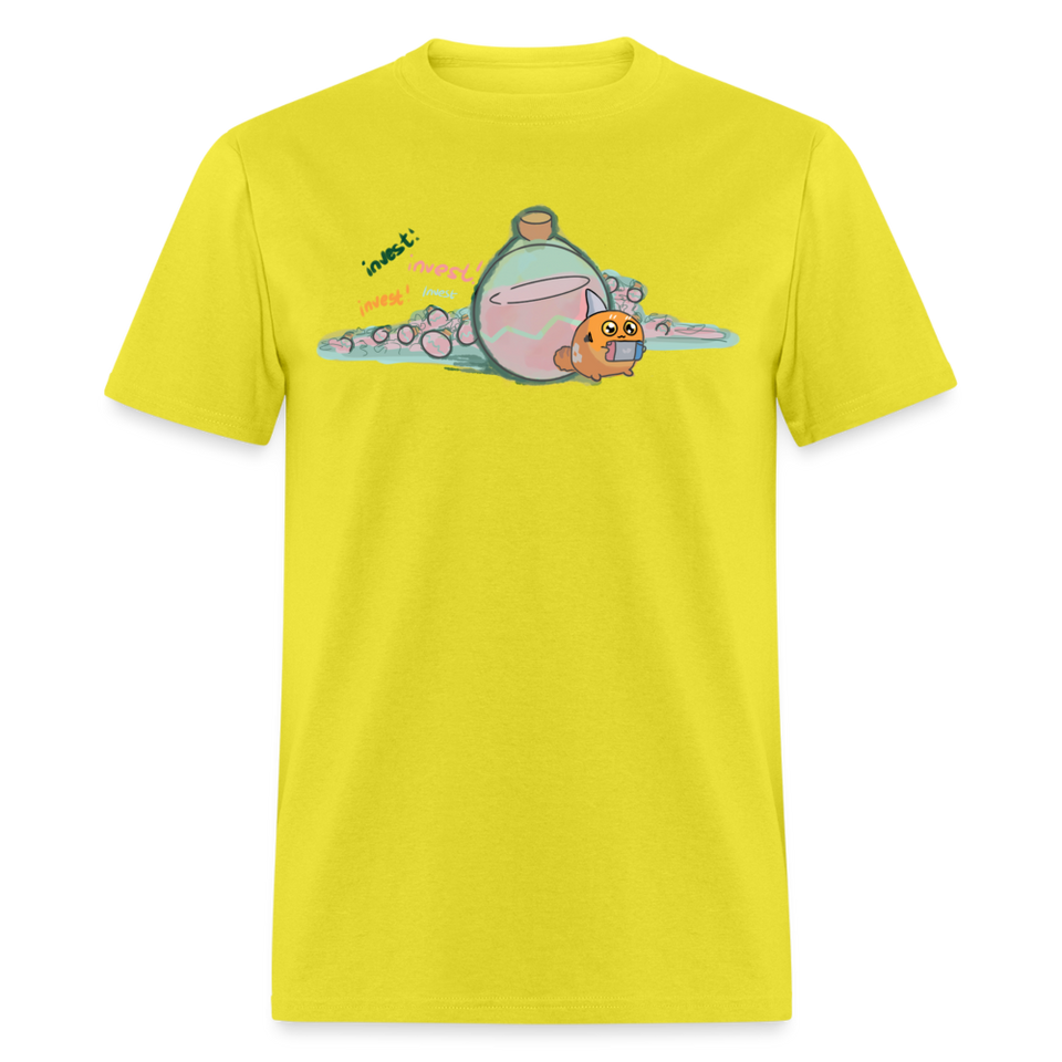 Axie shirt SLP to the moon Tshirt Cute Axie Gift Axie AltCoin T-Shirt - yellow